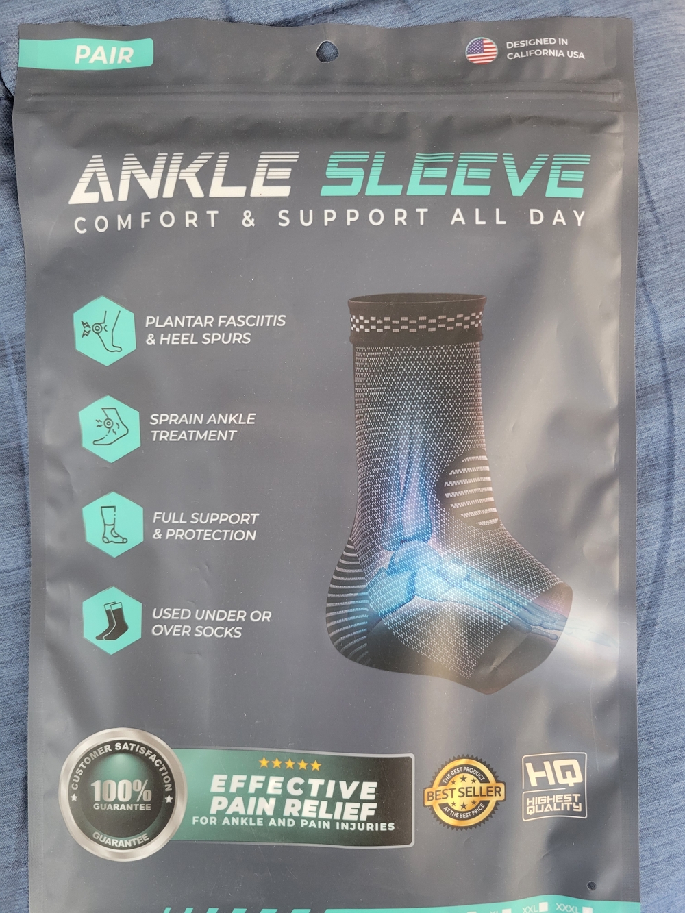 Ankle Sleeve Compression Support